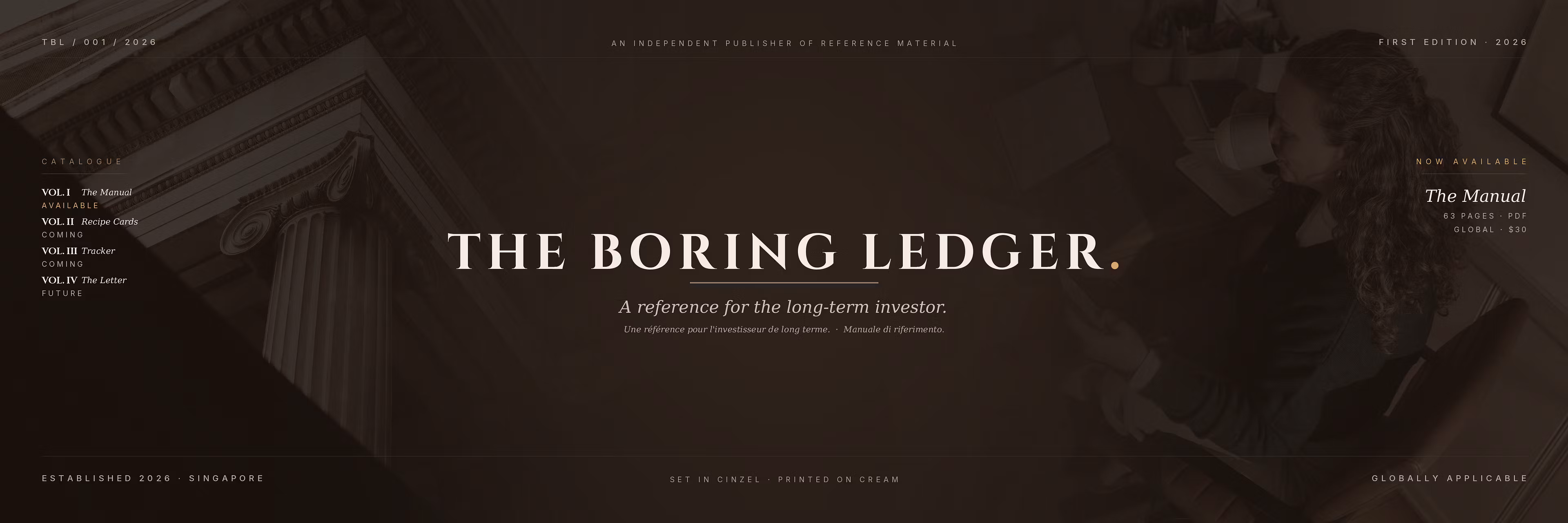 The Boring Ledger.