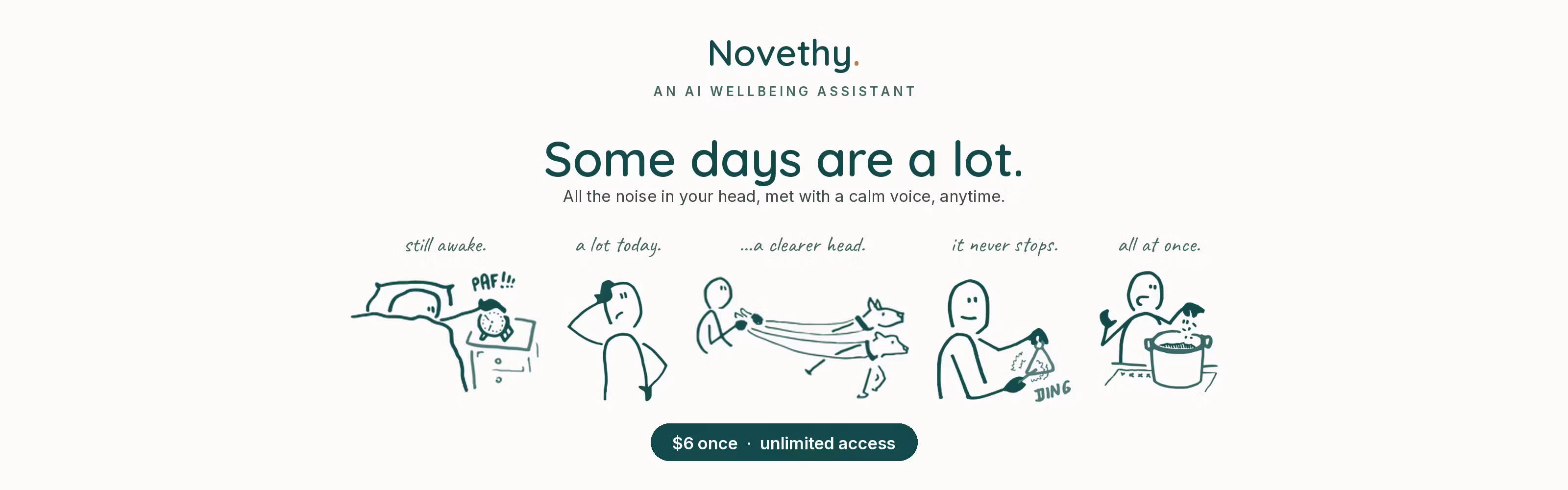 Novethy | AI Wellbeing Assistant