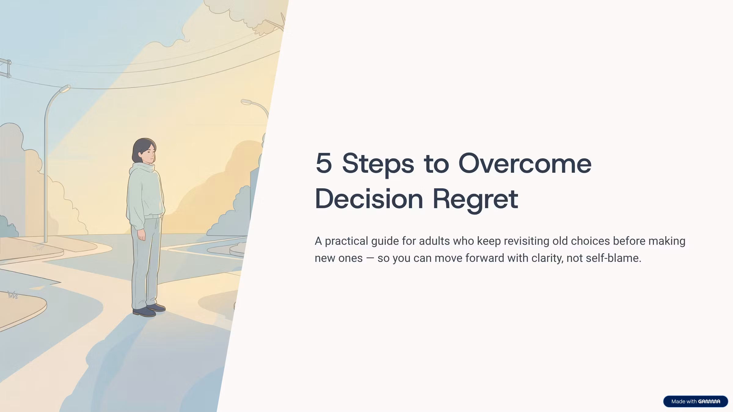 5 Steps To Overcome Regret 