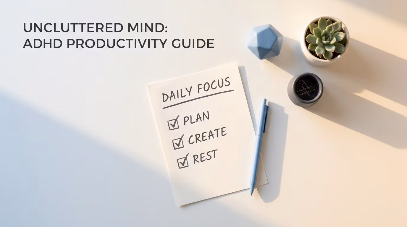 ADHD Adults: Choosing The Day's Top Three Tasks Without Midday Dropoff