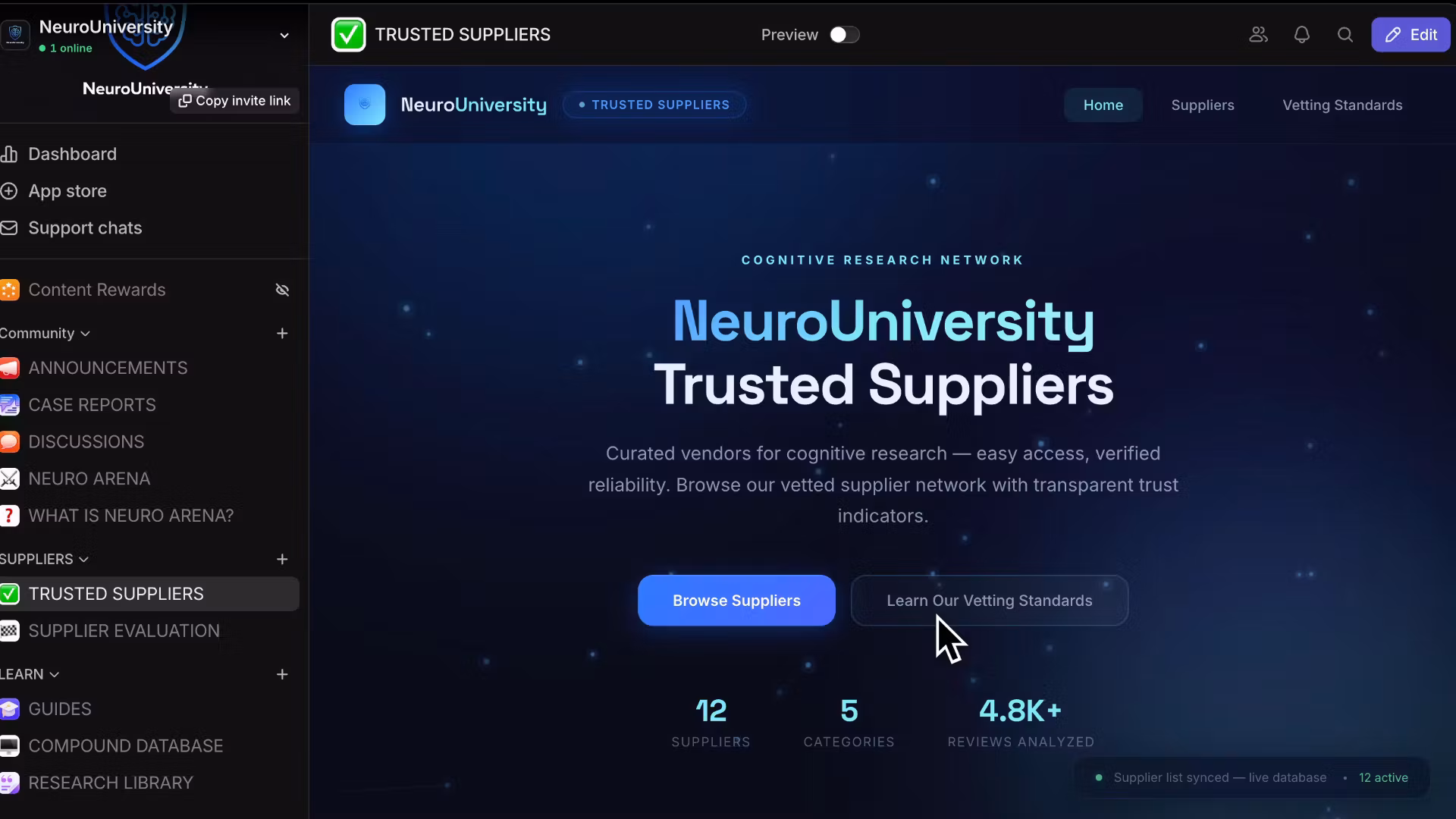 NeuroUniversity Source Access