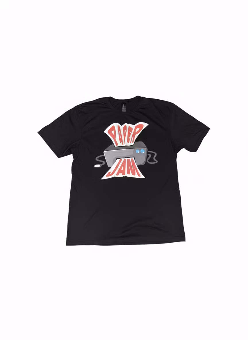 Paper Jam Ticket+Tee+Sticker