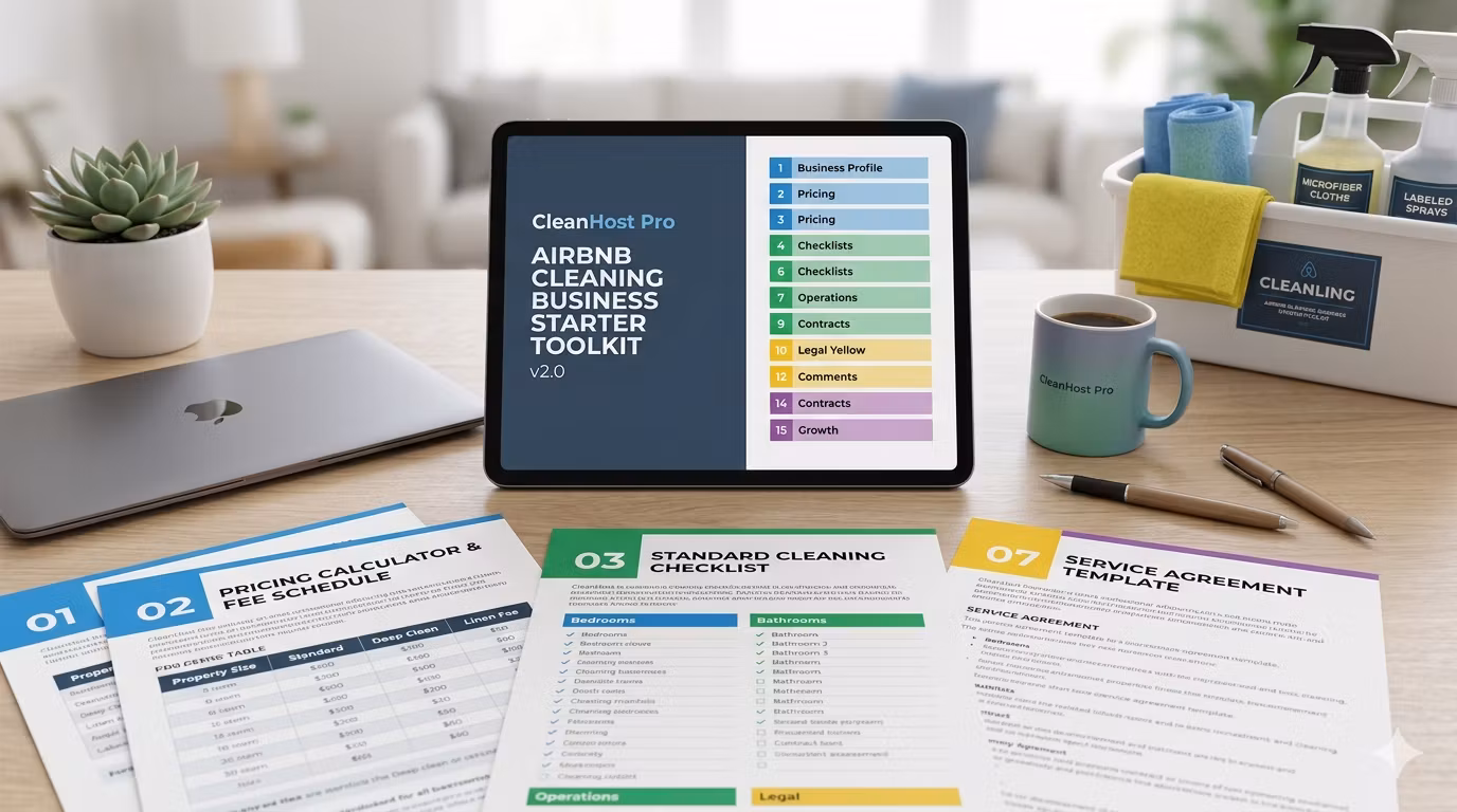 Aibnb Cleaning StartUp Tool Kit