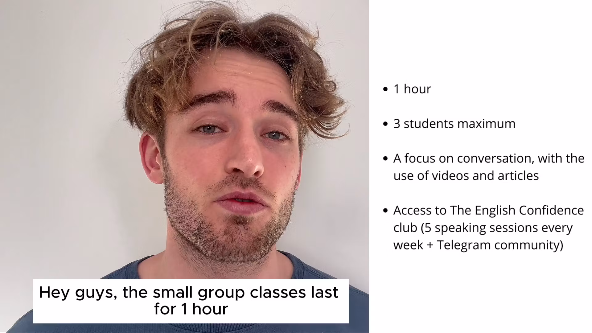 Tuesday 5pm Small Group Class Trial