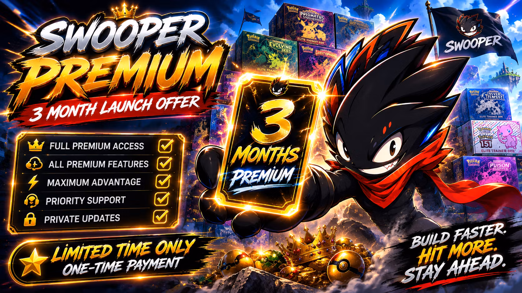 Swooper Premium — 3 Month Launch Offer