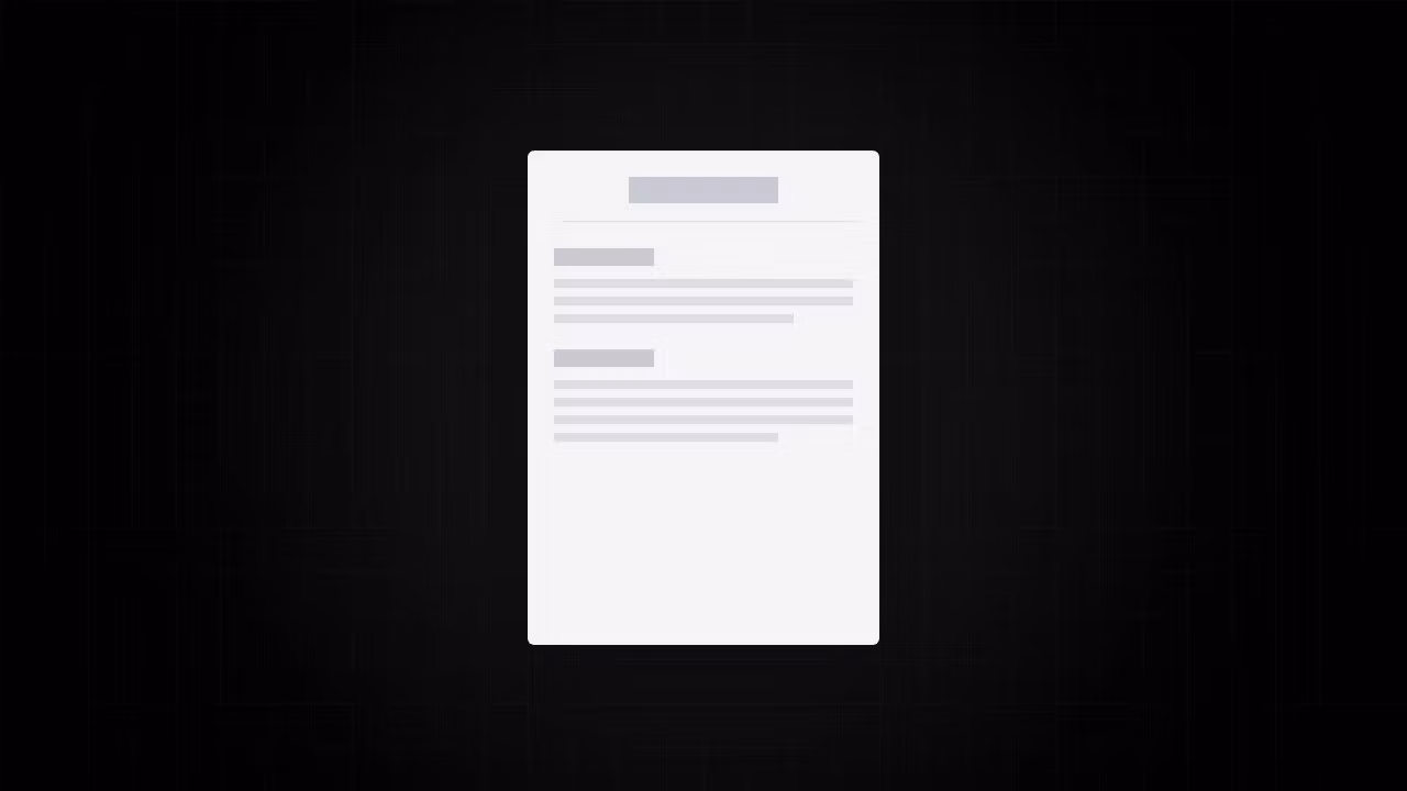 Resume → Portfolio Website
