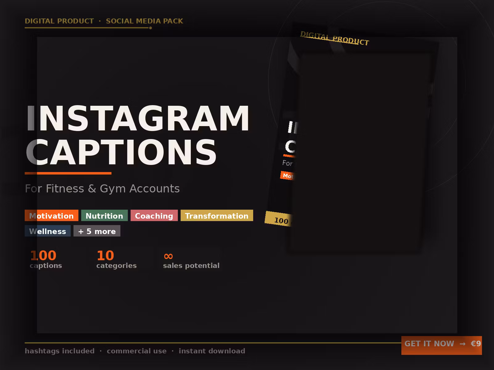 "100 Instagram Captions for Fitness & Gym Accounts (with Hashtags)"