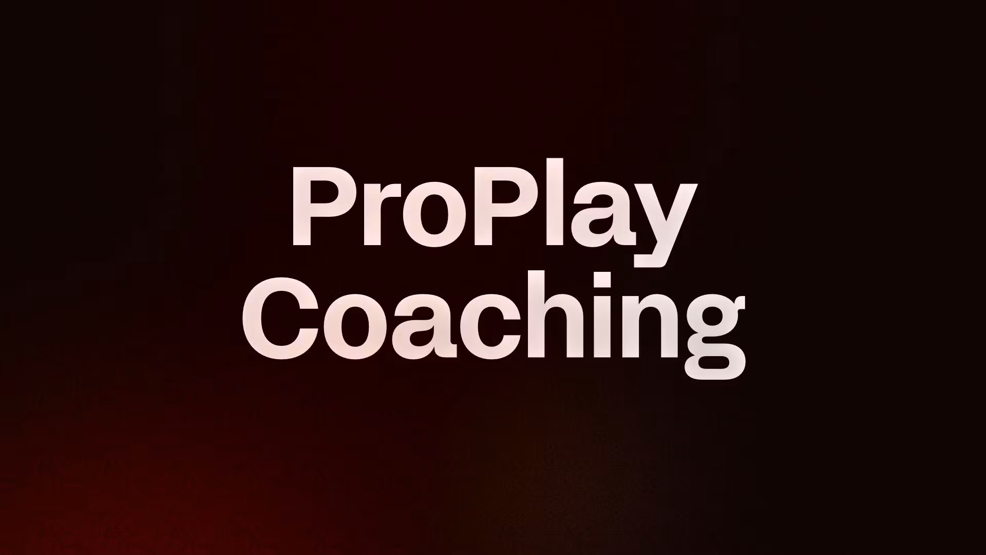 ProPlay Coaching