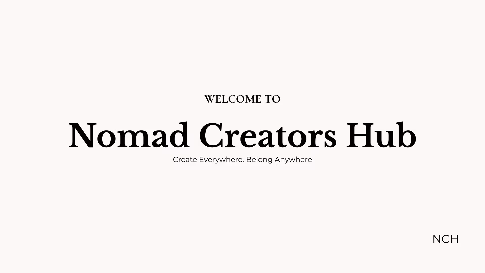 NomadCreators Hub