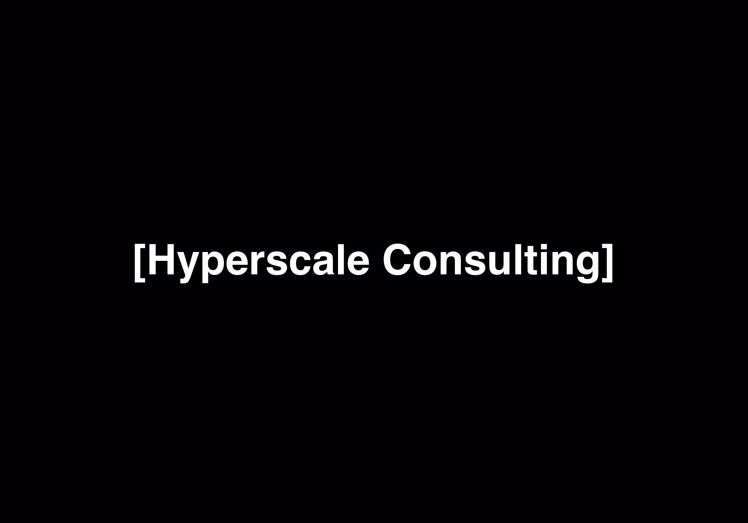 Kel Capital: Hyperscale Consulting