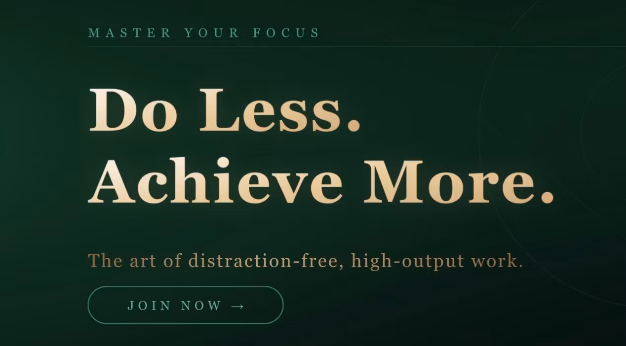 The Deep Work System 