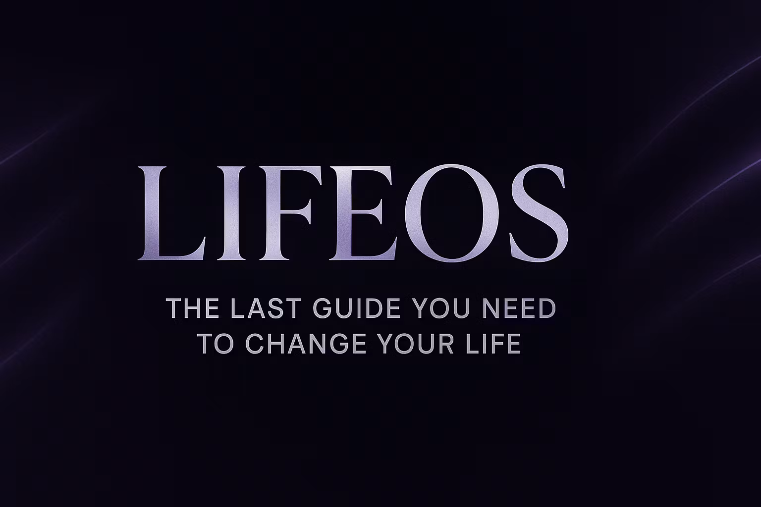 LifeOS™ – 90 Day Self Mastery 