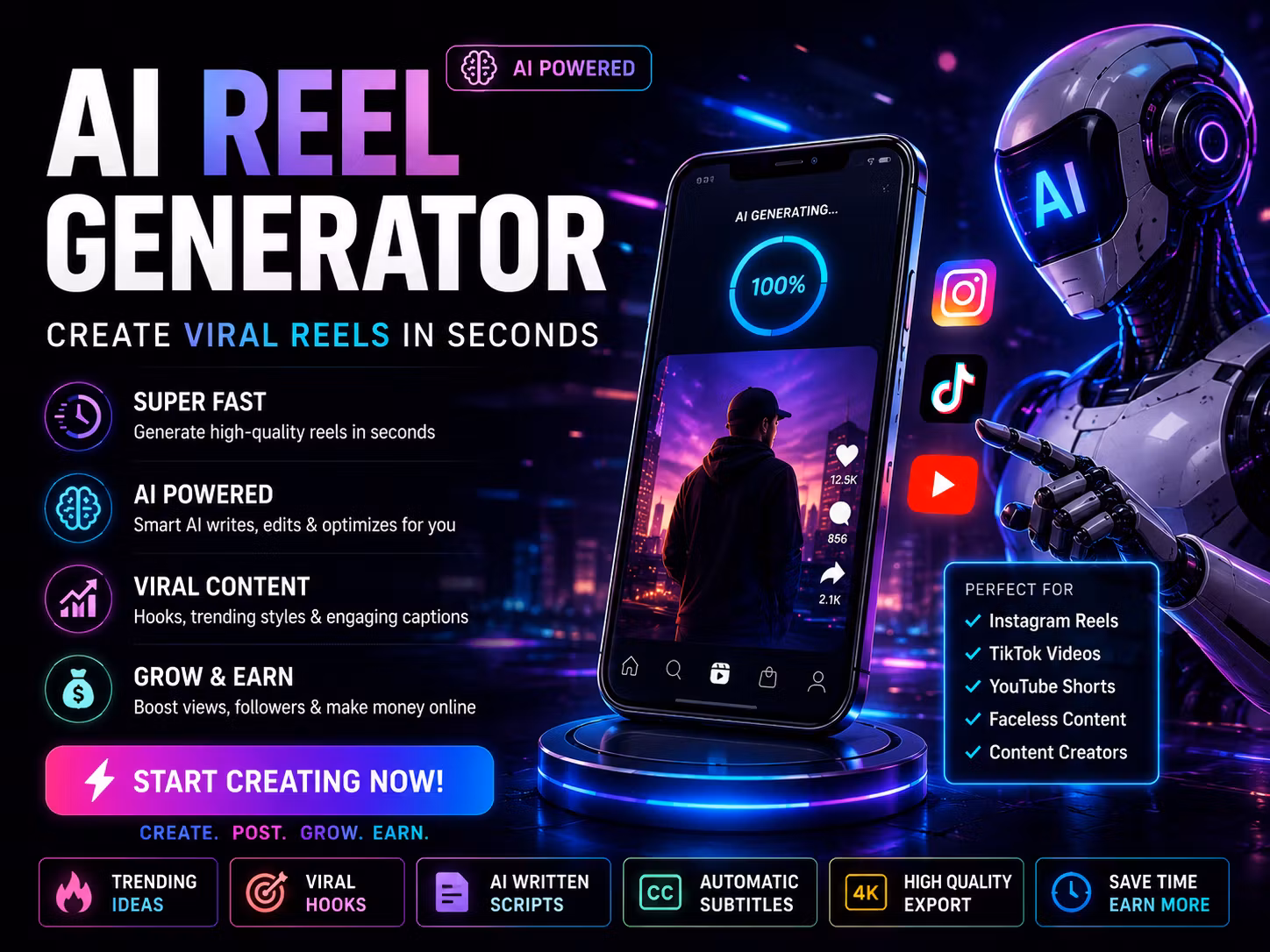 AI Reel & Shorts Creator