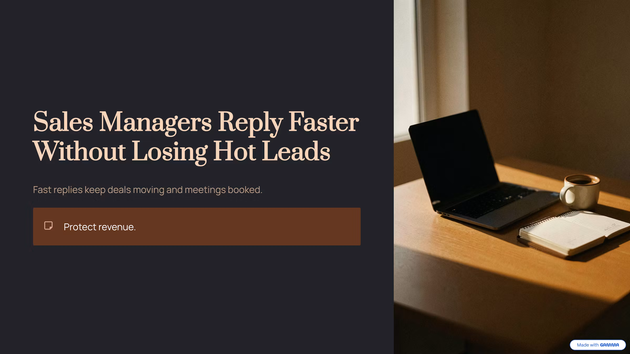 Stop Hot Leads Going Cold
