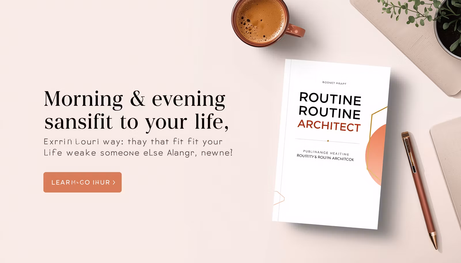 The Routine Architect Headline: Design the day that designs your life.