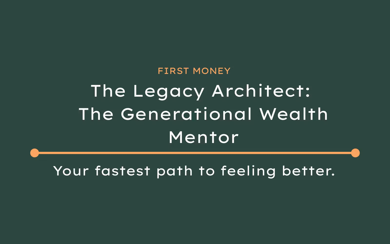First-Gen Wealth: Your Zero-to-One Roadmap