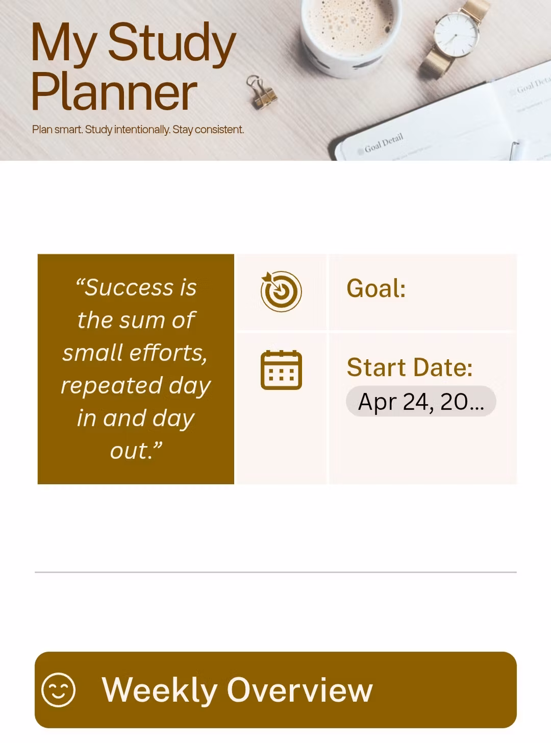 Study plan