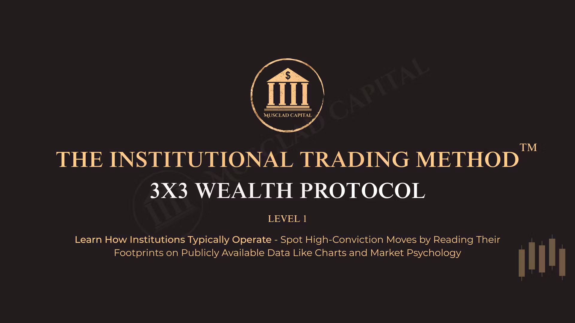 Institutional Trading Method