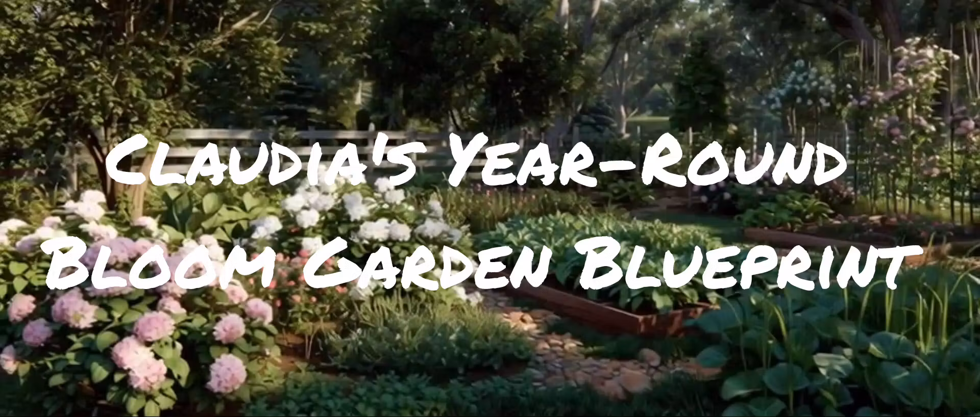 Year-Round Bloom Garden Blueprint