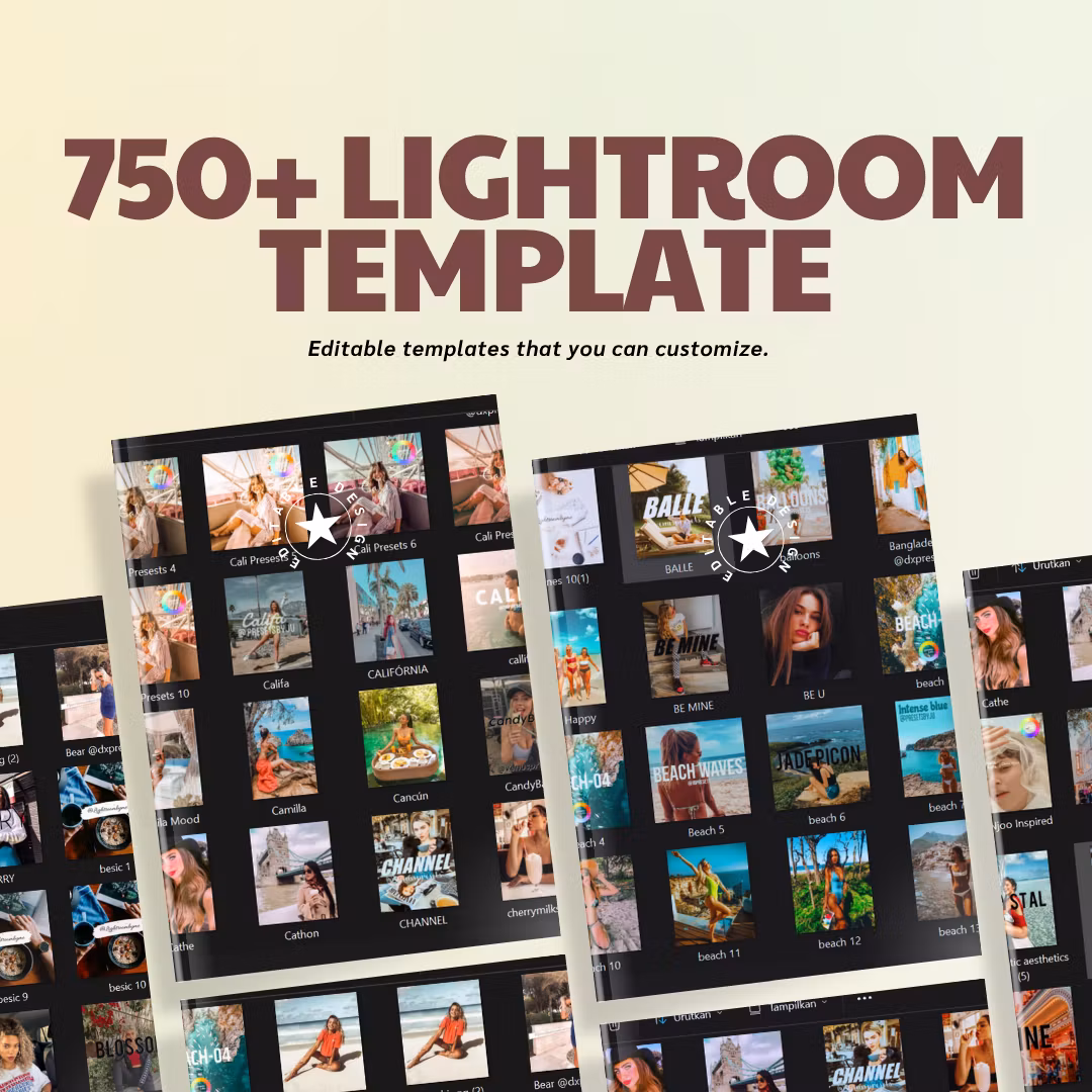 750+ Premium Lightroom Presets