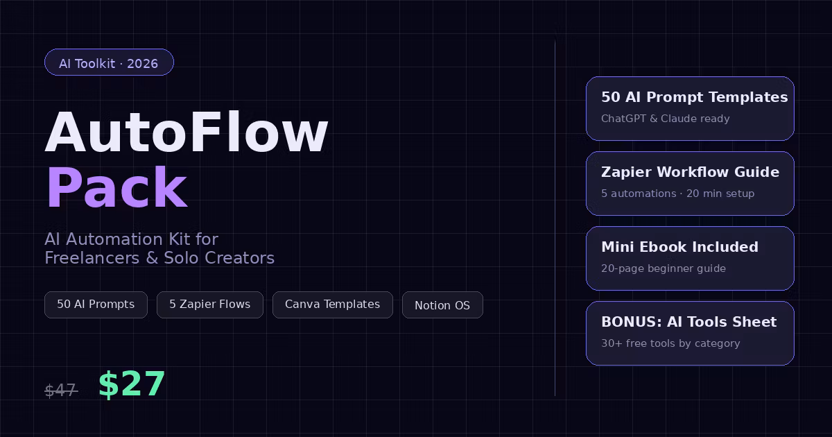 AutoFlow Pack — AI Automation Kit for Freelancers