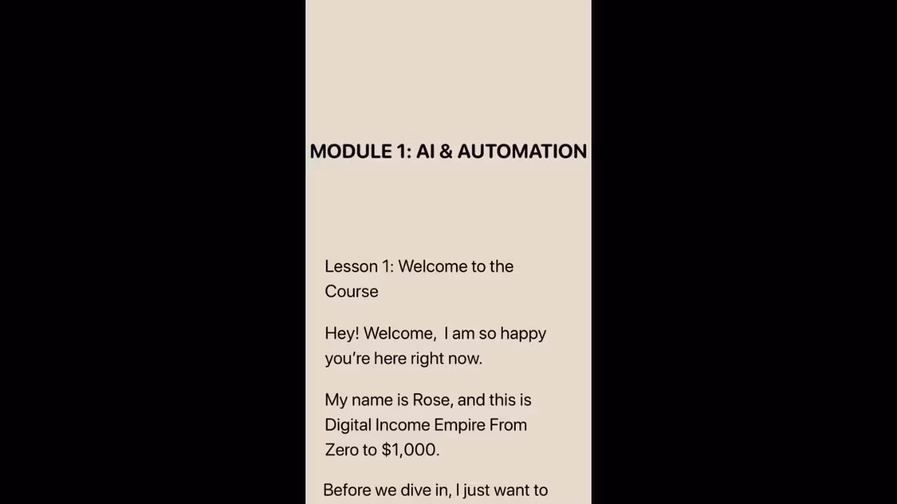 Digital Income Empire-From Zero to $1,000+Online