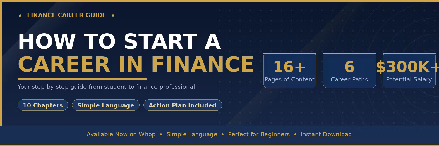 Finance Career Guide