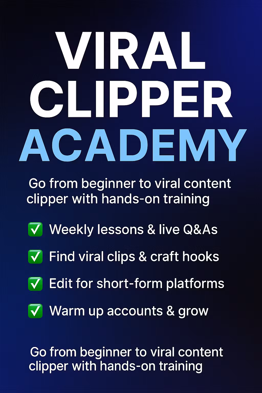 Viral Clipper Academy (F)