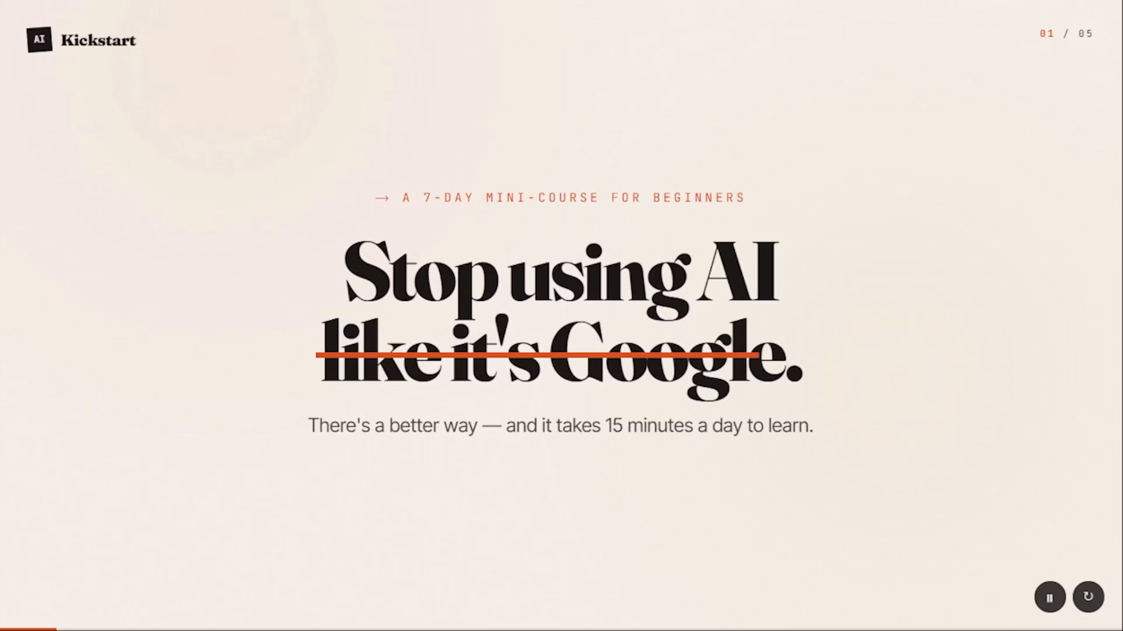 AI Kickstart Mini-Course