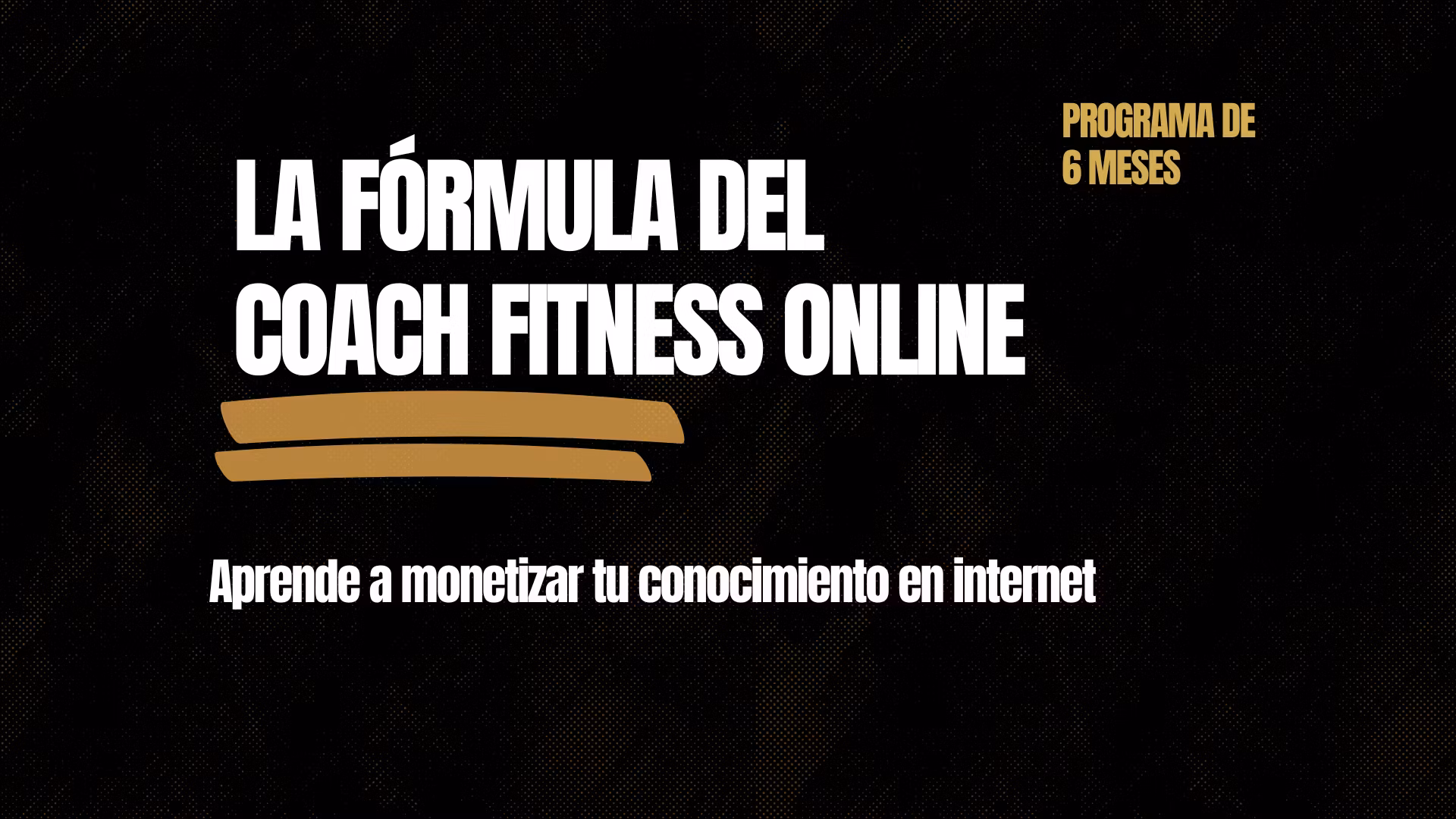 La Fórmula del Coach Fitness Online