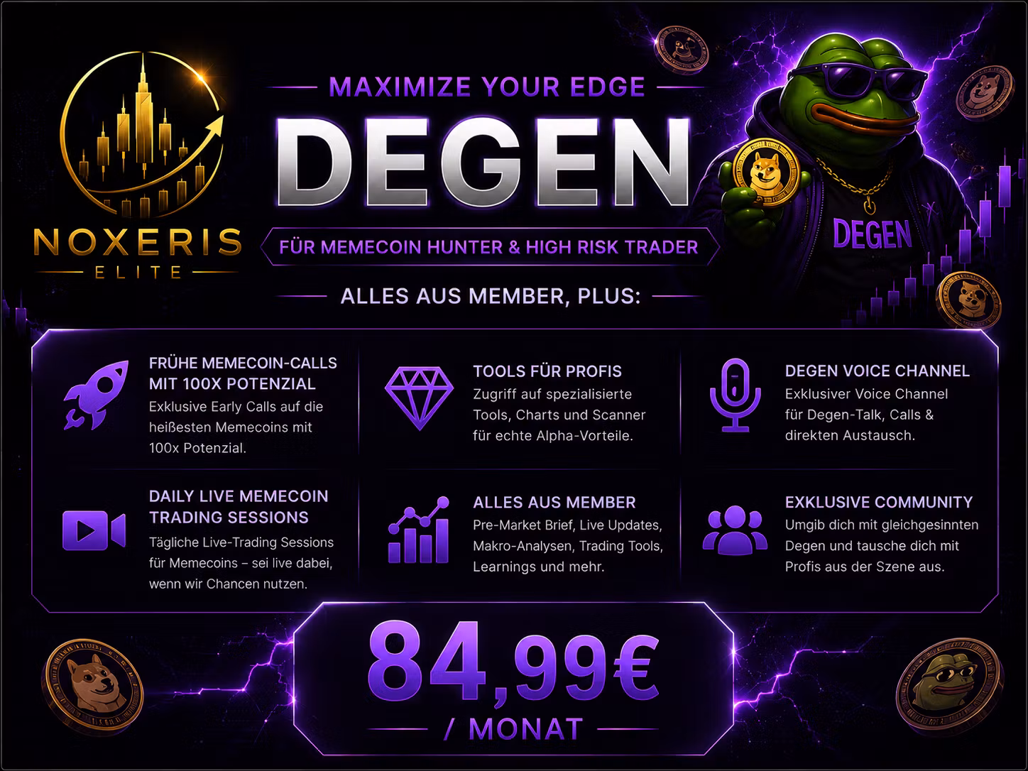 Degen — 84,99 €/Monat