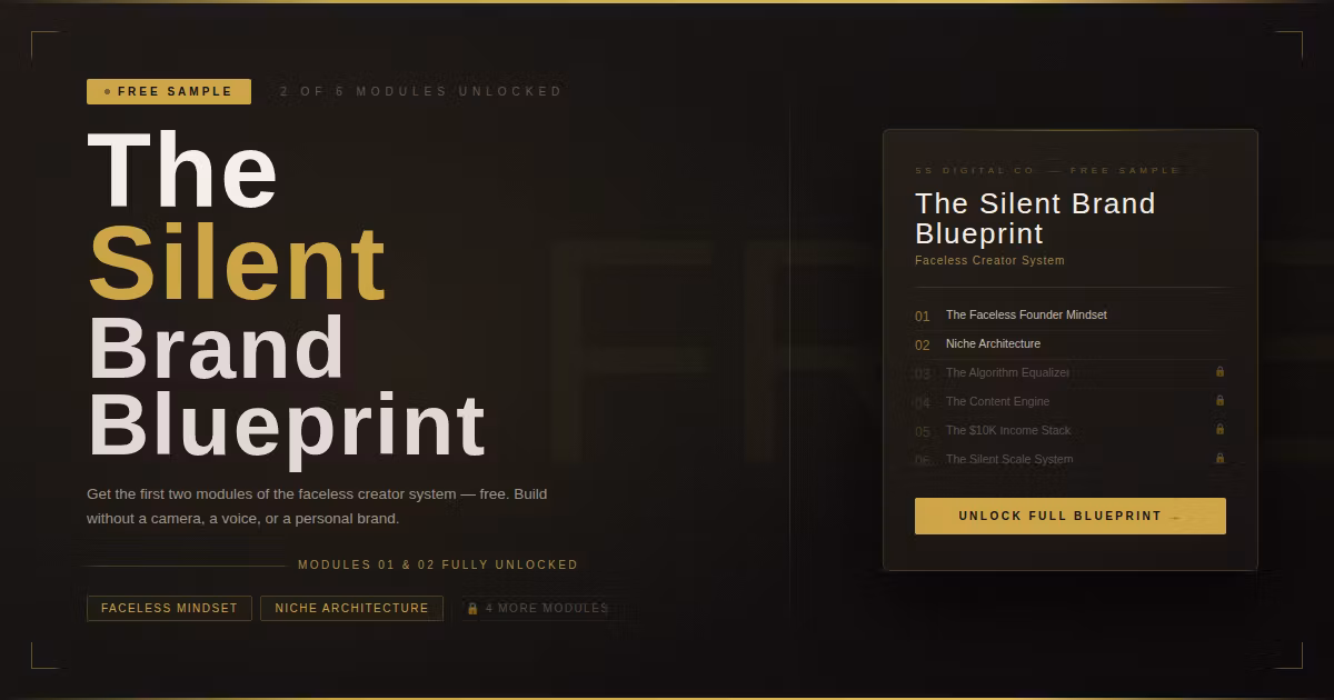 The Silent Brand Blueprint (FREE ver.)