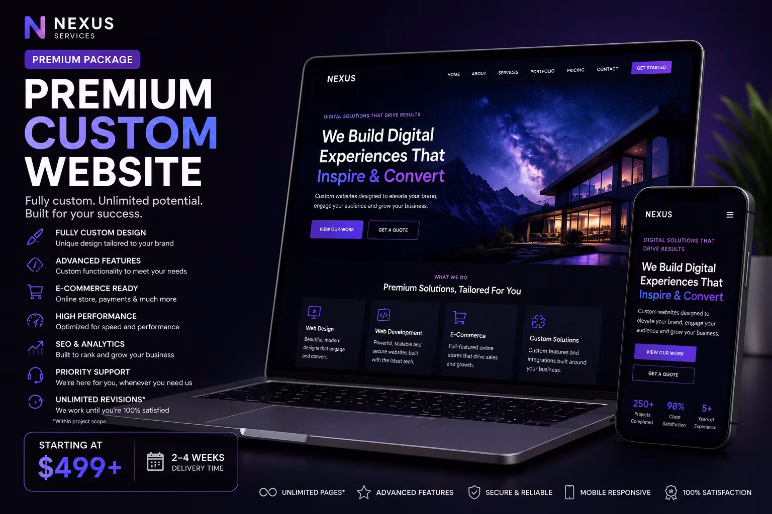 Premium Custom Website