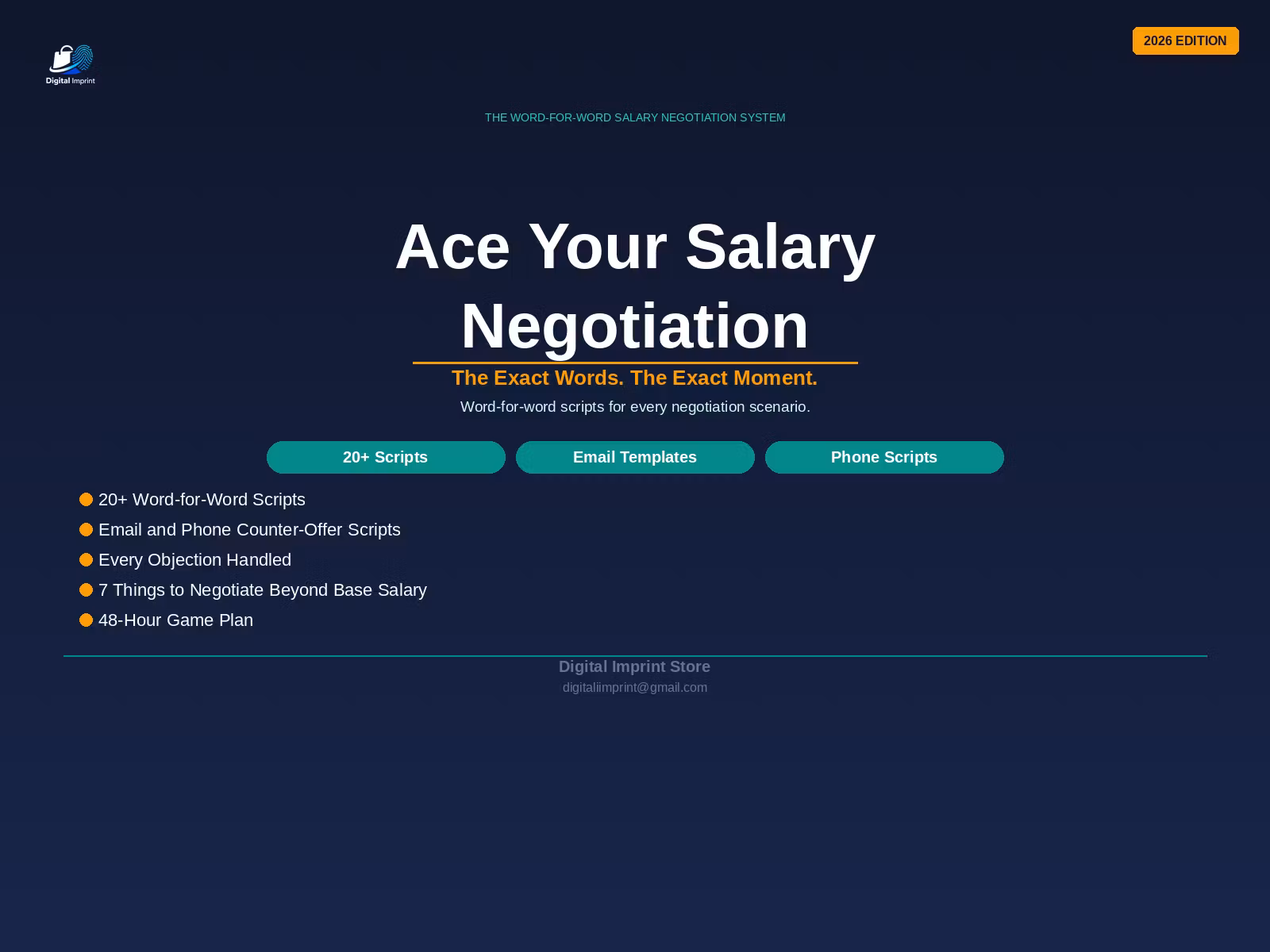 Ace Your Salary Negotiation.