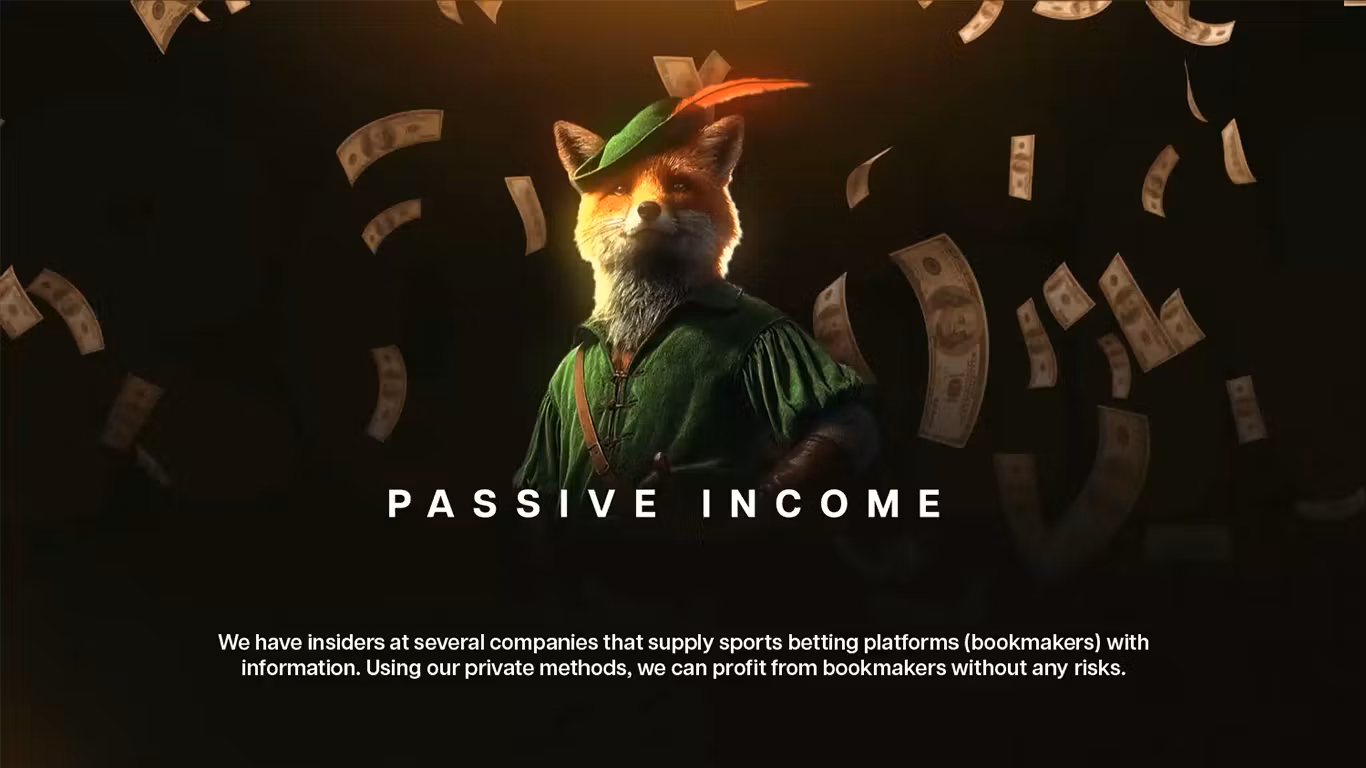 Robin's Passive Income Service