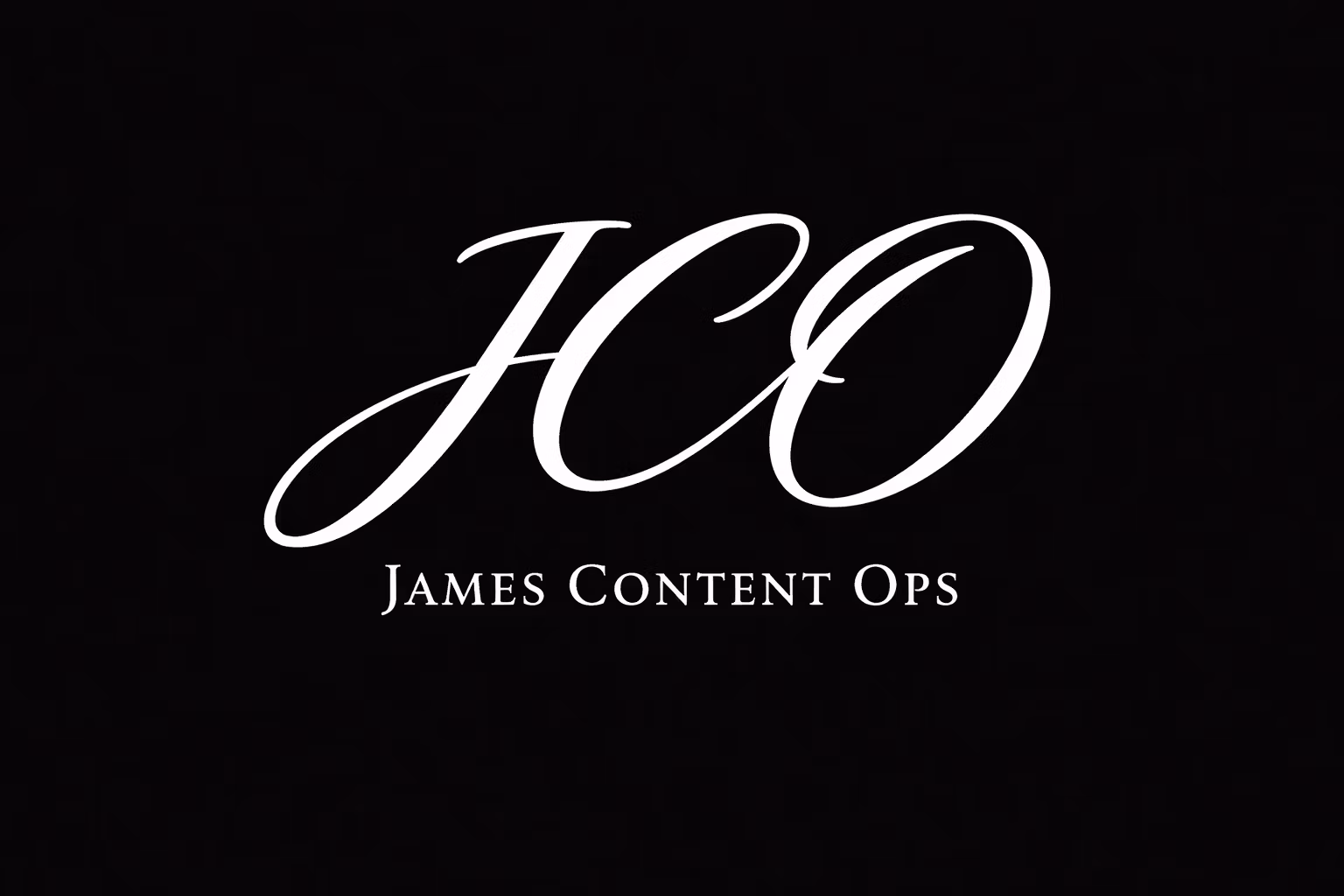 James Content Ops