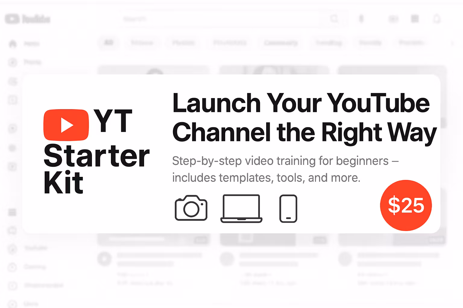 YouTube Starter Kit
