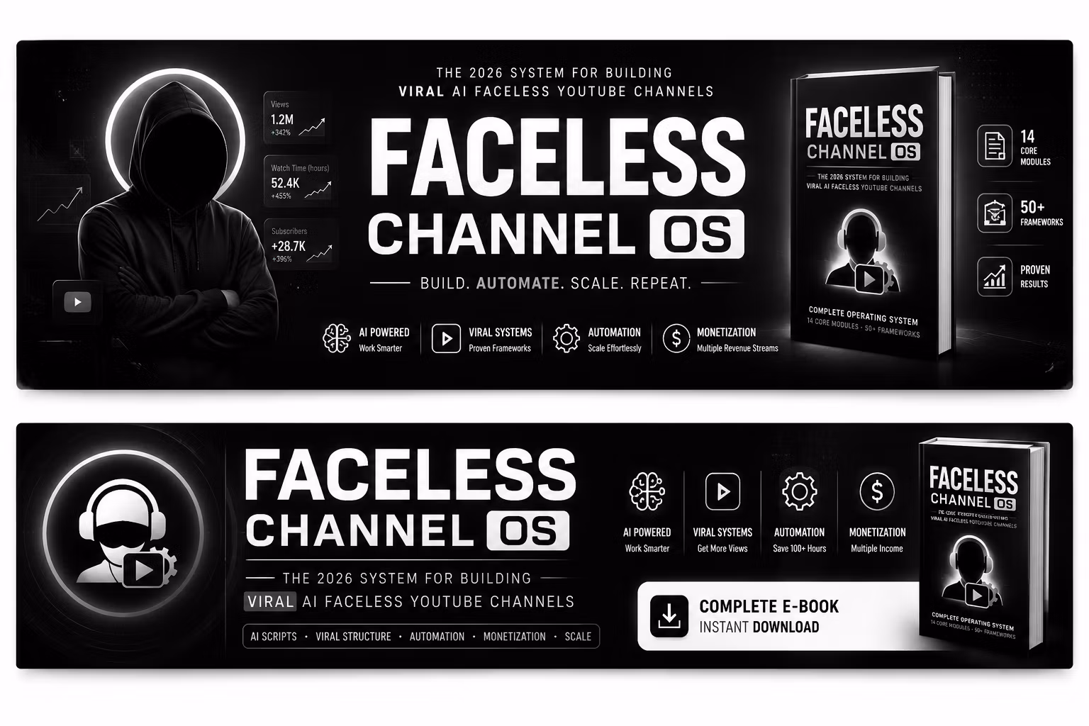 Faceless Channel OS (E-Book) 