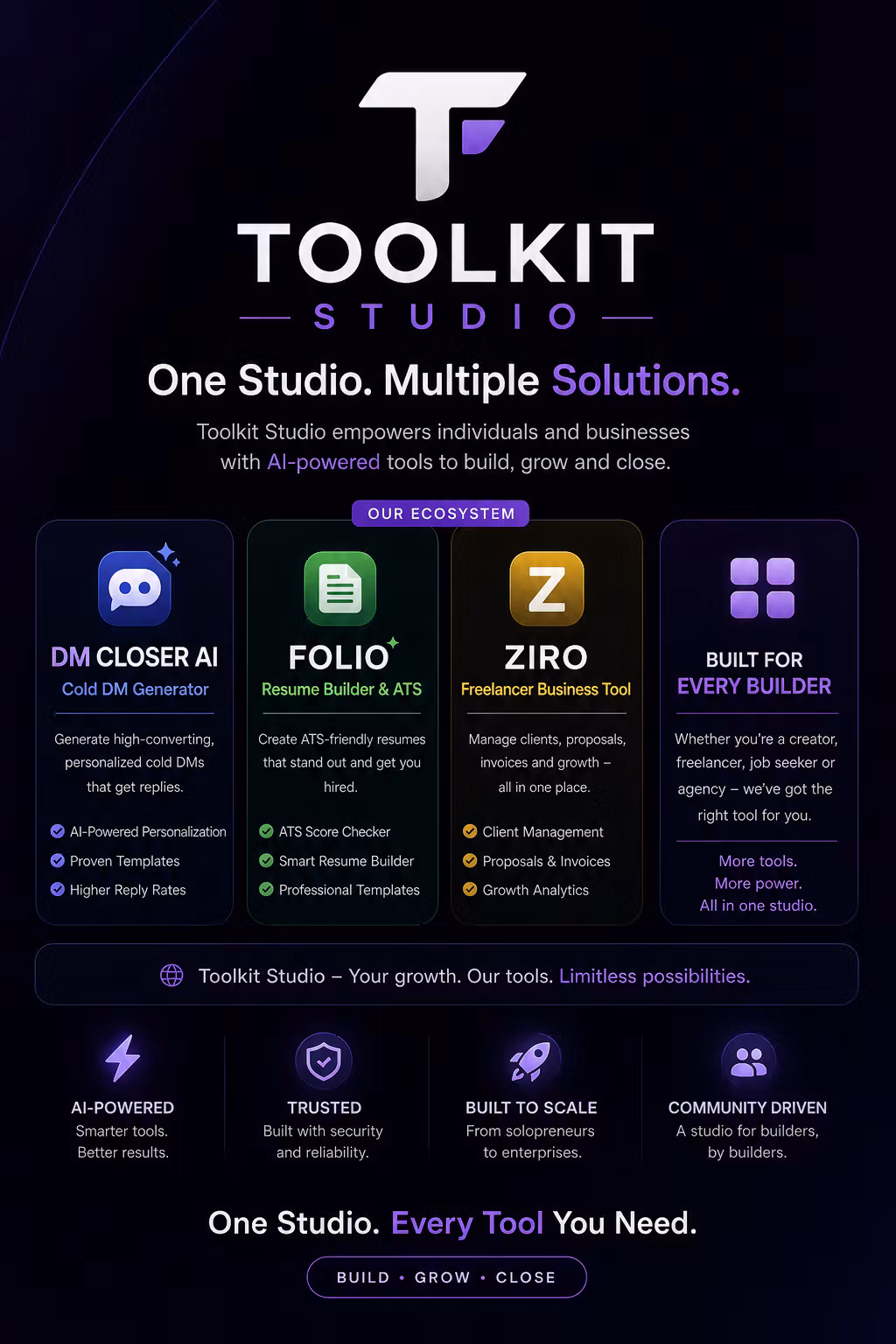 Toolkit Studio