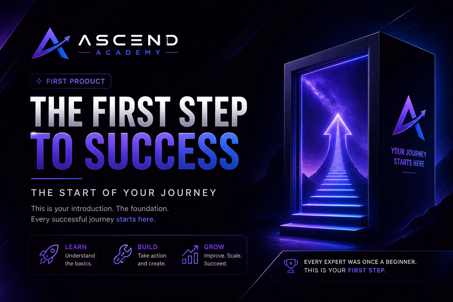 Your first step to success