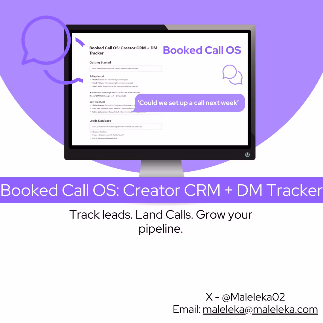 Booked Call OS: Free Version