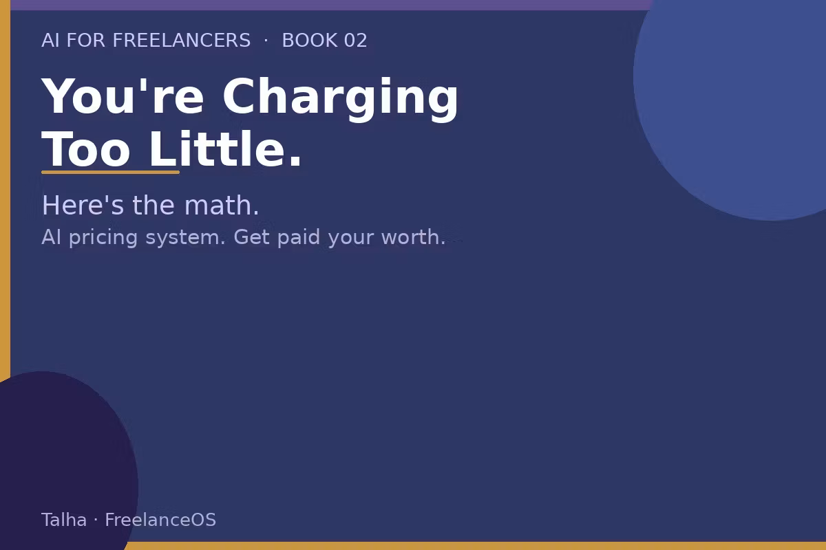You're Charging Too Little