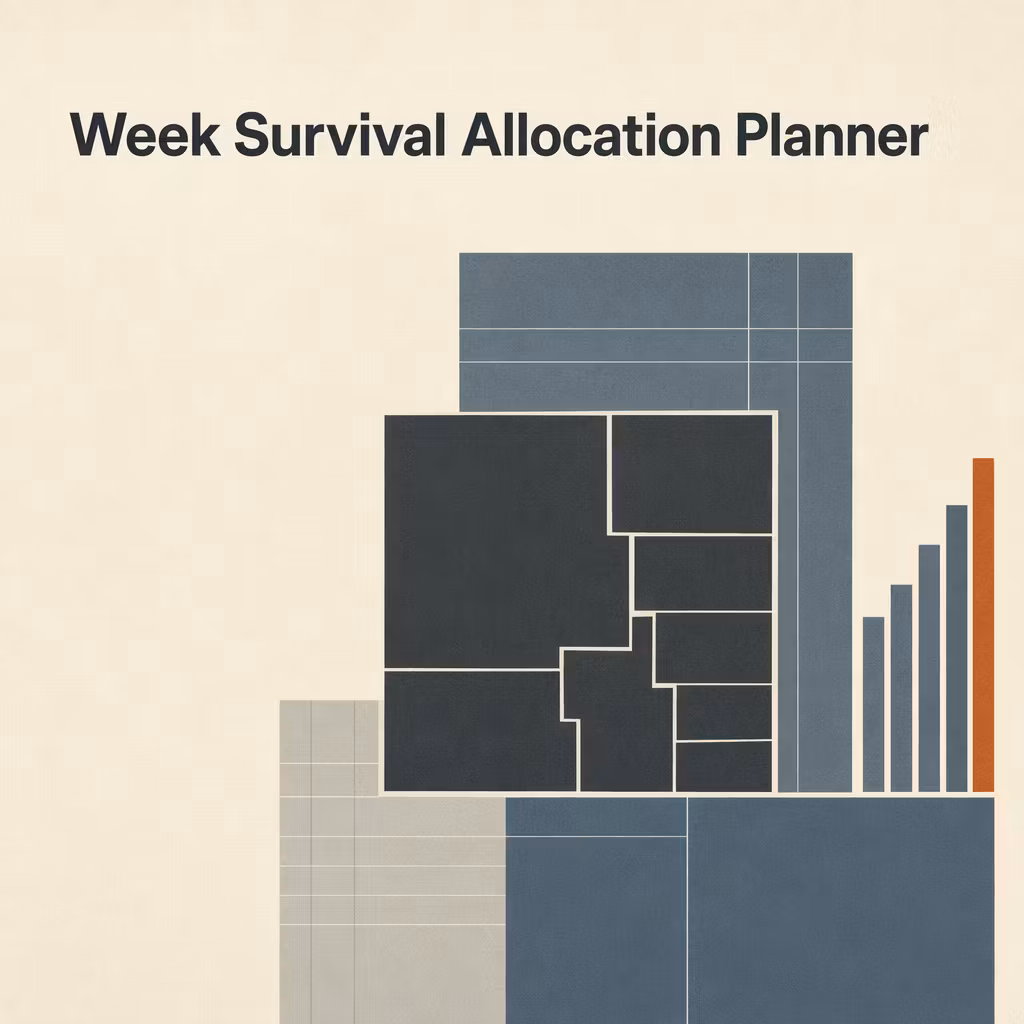 Week Survival Allocation Kit
