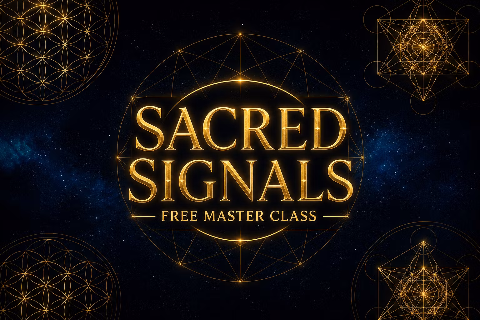 Sacred Signals Free Master Class