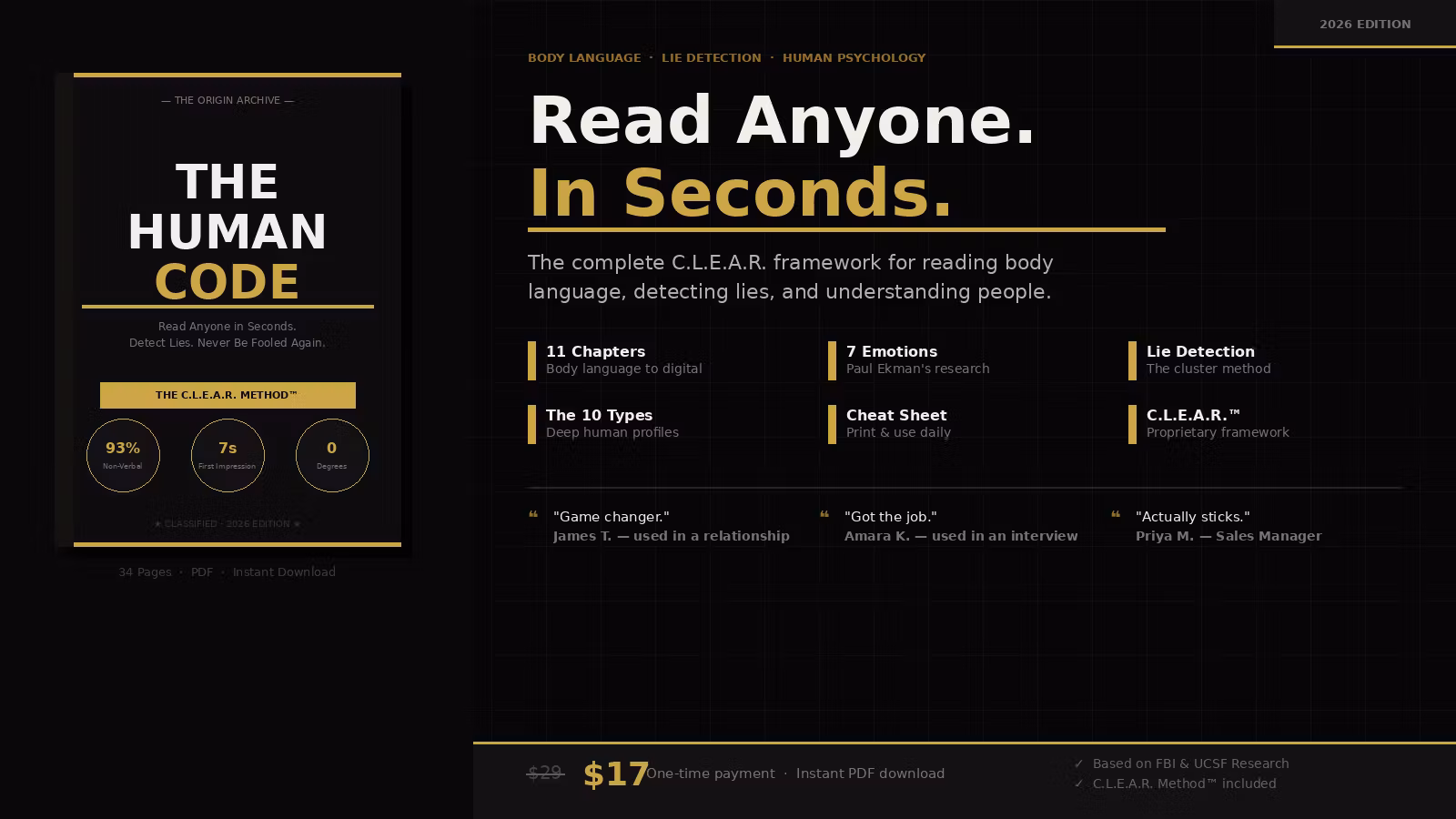 The Human Code - Read Anyone in Seconds