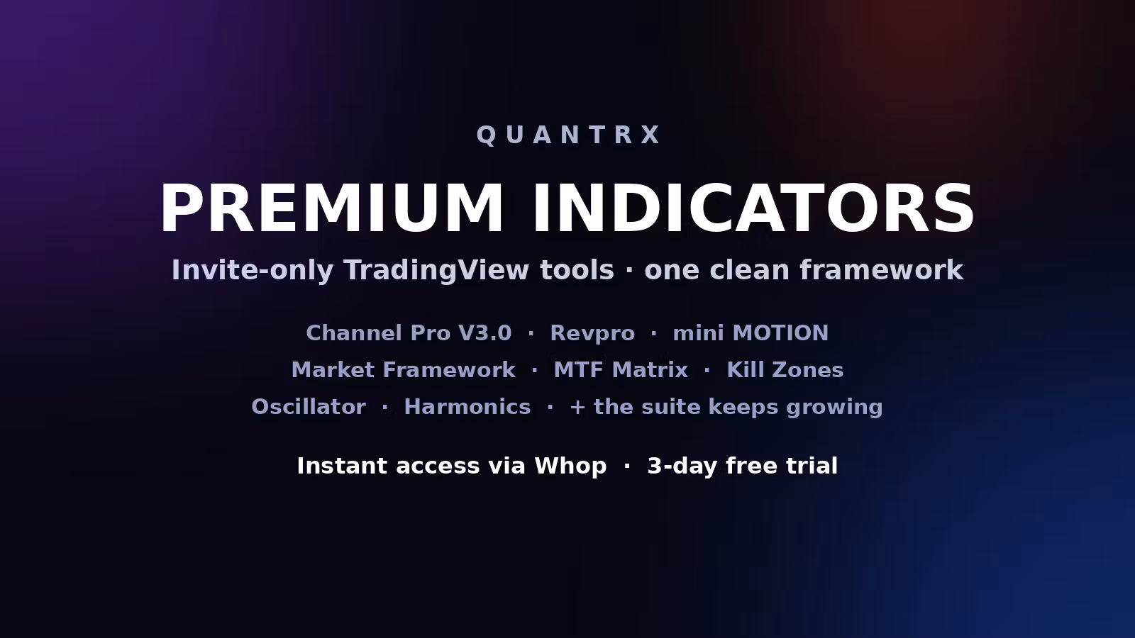 QuantRX | Premium Indicators with discord