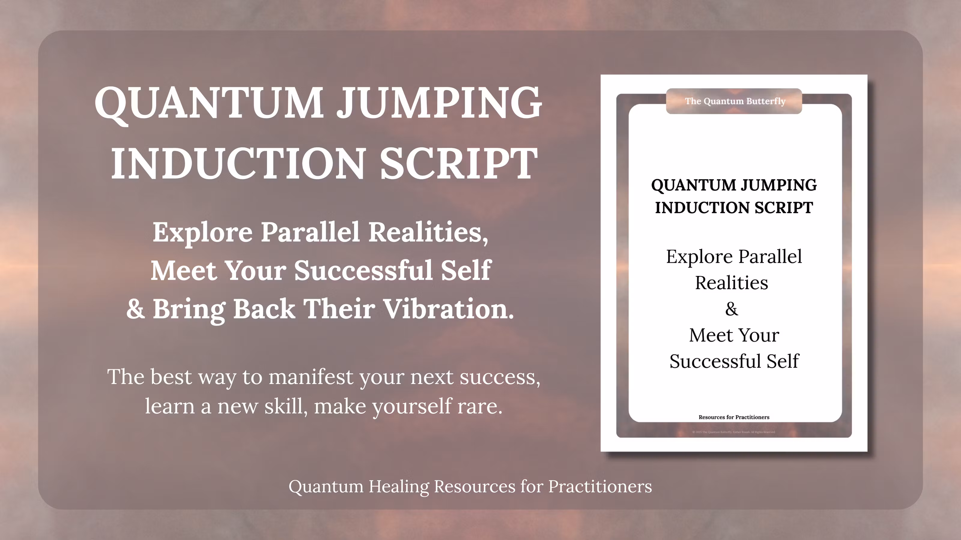 Quantum Jumping Induction Script 