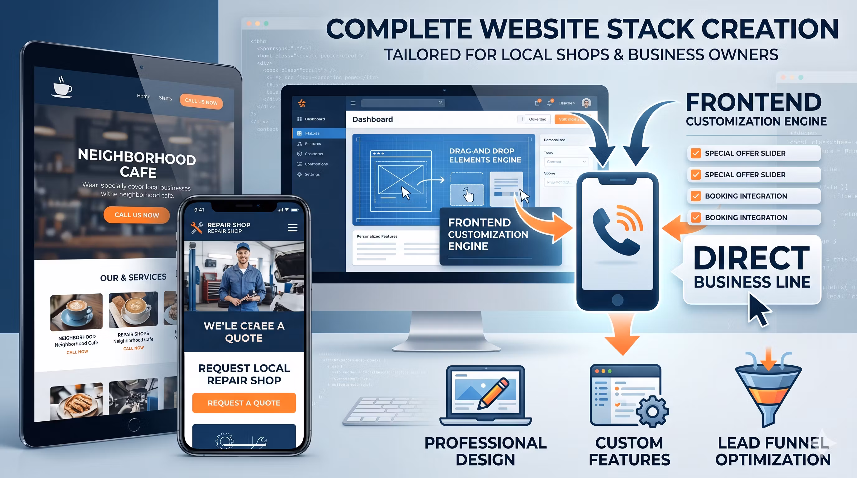 Full Website Stack