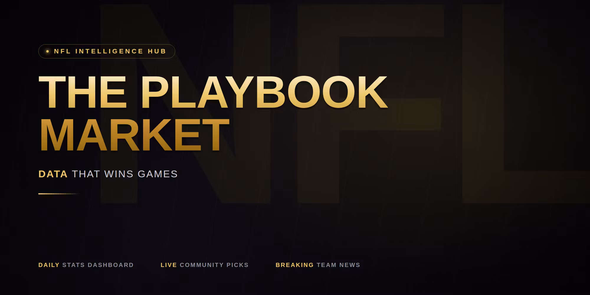 The Playbook Market