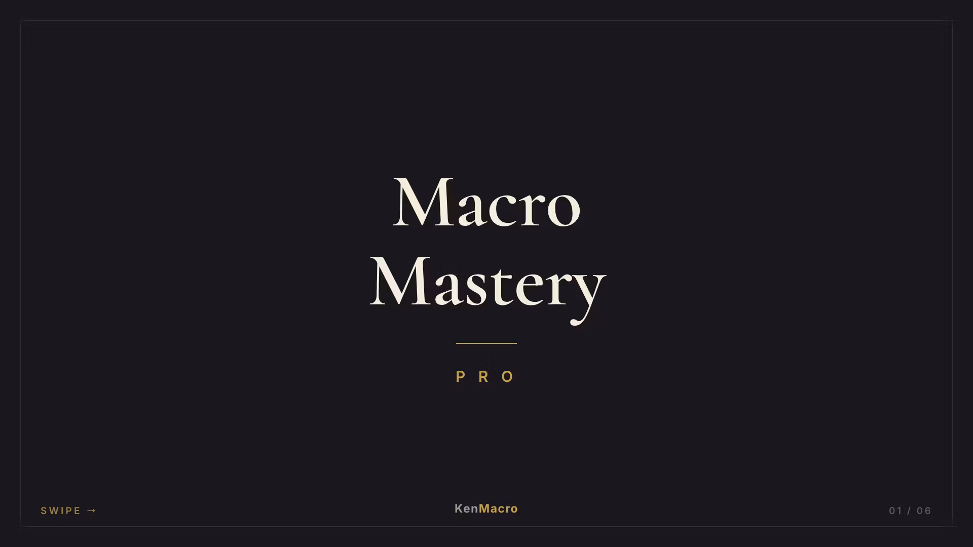 Macro Mastery Pro